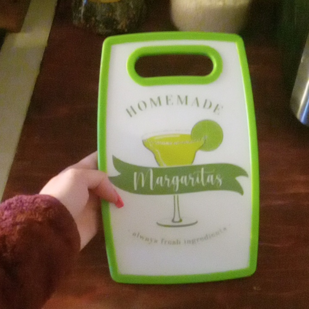 Small Margarita lime theme cutting board